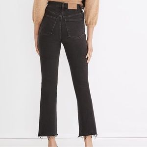Madewell Demi cali boot cut jeans in black